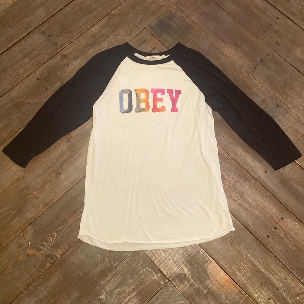 Obey Women’s Baseball Tee